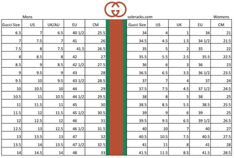 gucci size chart men'|Gucci size chart us.